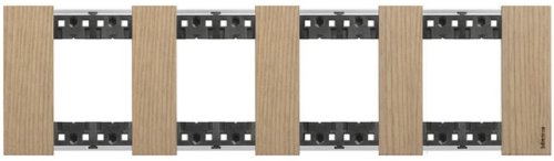 Рамка универсальная Legrand BTicino Living Now 4-м. 8 мод. дерево дуб фото Рамка универсальная Legrand BTicino Living Now 4-м. 8 мод. дерево дуб картинка